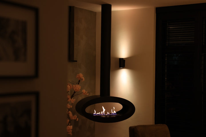 Bioethanol Hängekamin Decke - Tube XL Weiss