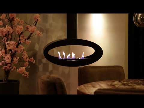 Bioethanol Hängekamin Decke - Tube XL Weiss